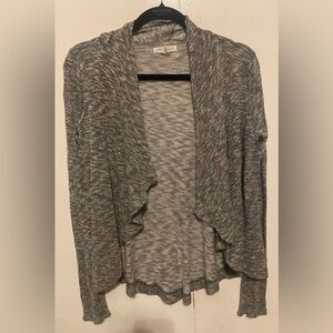 NWOT. Aeropostale Lightweight Cardigan Sweater. Sz. Small. Black/white